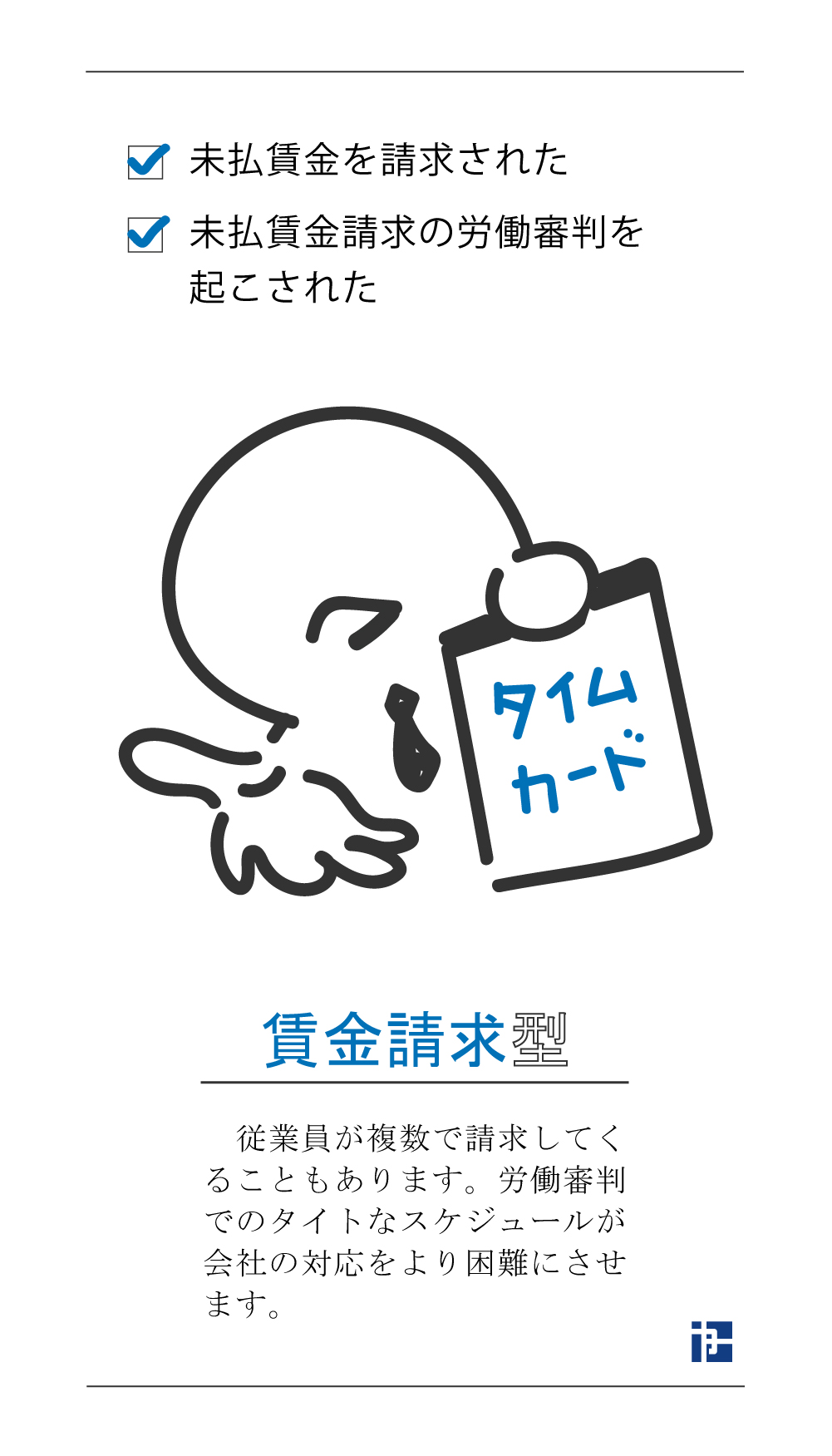 賃金請求型のお悩み 未払賃金を請求された 未払賃金請求の労働審判を起こされた